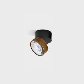 Світильник LTX SOL SURF MINI, D75мм, H70мм, LED 7W, 3000K, чорний/coffee (02.7526.7.930.BK/CFG) 2901 фото