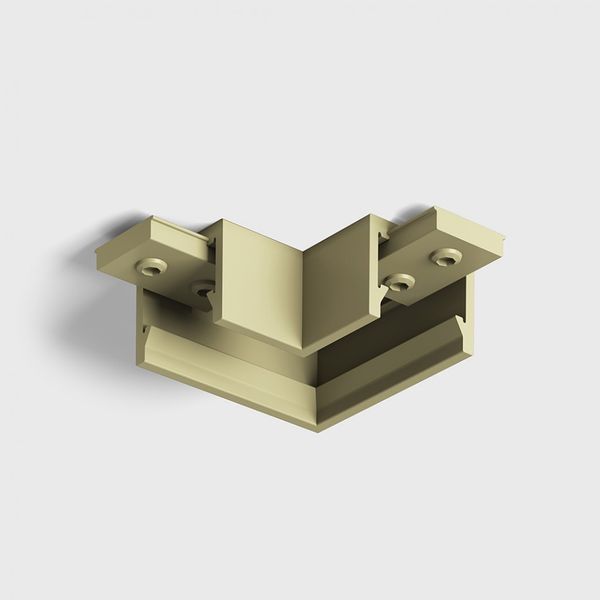 З'єднувач накладний L-подібний MINI_LINE42 CORNER S HR, L33mm, W33mm, H13.5mm, латунь (07.S90HR.LG) фото Магнитный трек MINI_LINE DC42V