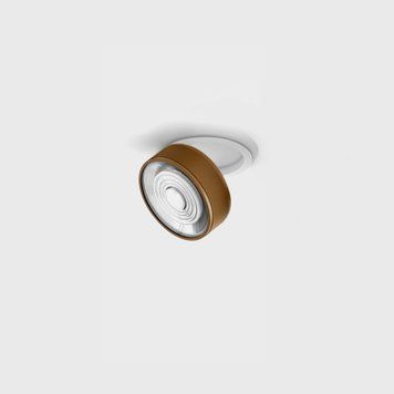SOL IN MINI, D75mm, H26mm, LED 7W, 3000K, белый/coffee (01.7526.7.930.WH/CFG) 2836 фото