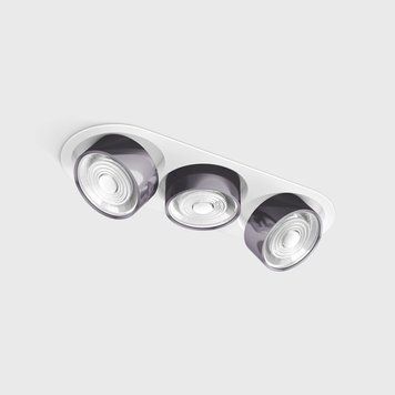 SOL IN MINI X3, L301mm, W111mm, H50mm, LED 3x7W, 3000K, белый/diamond black (01.7523.21.930.WH/DB) 3540 фото