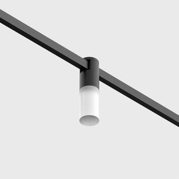 AIR_TUB MAT, D30mm, H107mm, LED 4W, 3000K, DIM: DALI, 0-10V, опал/чёрный (15.0301.4.930.BK) 3874 фото