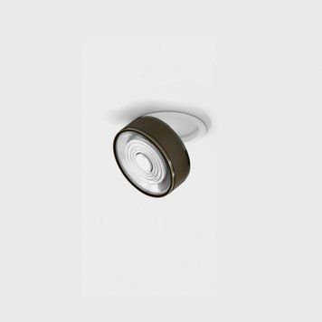 SOL IN MINI, D75mm, H26mm, LED 7W, 3000K, белый/бронза (01.7526.7.930.WH/BZG) 2834 фото