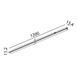 Світильник лінійний MINI_LINE42 LINEA 1200, L1200mm, W15,4mm, H11,2mm, 24W, 1580Lm, 3000K, opal, CRI>90, IP 20, чорний (07.1200.24.930) 07.1200.24.930.BK фото 2