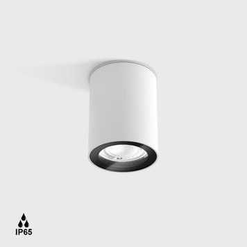 Вуличний світильник LTX KASK, D68мм, H90мм, GU10 Max. 7W LED, білий (08.1100.7.000.WH) 3146 фото