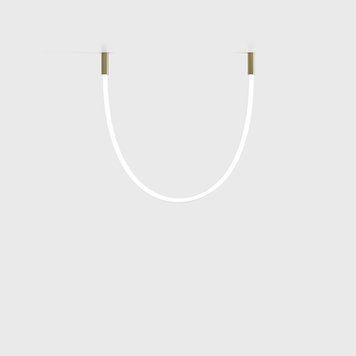 SNAKE, D32mm, h90mm, L1500mm, 24W LED, 3000К, латунь/белый (25W.3210.24.930.BR) 2666 фото