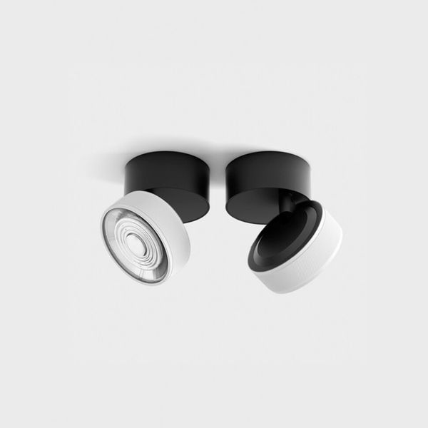 SOL SURF MINI, D75mm, H70mm, LED 7W, 3000K, чёрный/белый (02.7526.7.930.BK/WHG) 2897 фото
