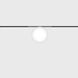 MICRO_LINE SFERA, D100mm, LED 4.5W, 4000К, DALI, опал/чёрный (14.1001.5.940.DALI.BK) 3004 фото 1