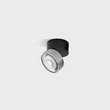 SOL SURF MINI, D75mm, H70mm, LED 7W, 4000K, чёрный/хром (02.7526.7.940.BK/CRG) 2894 фото