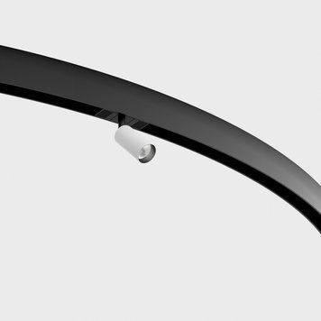Світильник LTX для трекових систем IN_RING TUB S A 60, D30mm, H60mm, LED 5.4W, 4000К, білий/чорний (09.0361.7.940.WH) 2769 фото