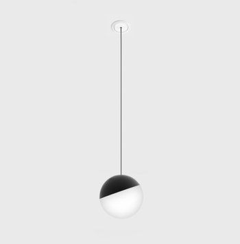 Світильник LTX BALL M P NANO, D100мм, H1500мм, 7W LED, 3000К, IP20, чорний (03.1002.7.930.BK) 2470 фото