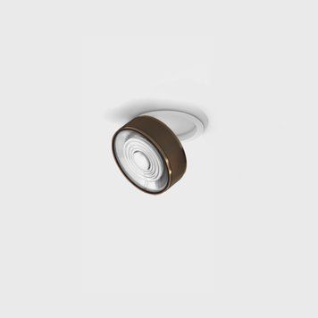 Світильник LTX SOL IN MINI, D75mm, H26mm, LED 7W, 4000K, білий/мідь (01.7526.7.940.WH/CPG) 2829 фото