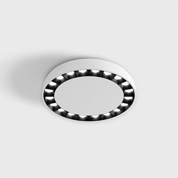 Накладний світильник LTX TURBINE, D191mm, H54mm, LED 15W, 4000К, білий (02.0190.15.940.WH) 43415 фото
