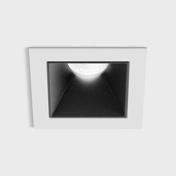 Вбудований світильник LTX NANO S, L48мм, W48мм, H67мм, LED 8W 3000K, білий/чорний (01.3911.8.930.WH/BK) 01.3911.8.930.WH + 01.A391.BK фото