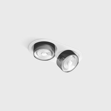 SOL IN MINI X2, L206mm, W111mm, H50mm, LED 2x7W, 3000K, белый/хром (01.7522.14.930.WH/CR) 3482 фото