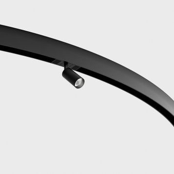 Світильник LTX для трекових систем IN_RING TUB A 60, D30mm, H60mm, LED 5.4W, 4000К, чорний (09.0361.7.940.BK) 2767 фото