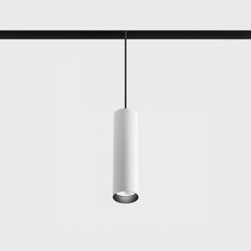 Світильник LTX для трекових систем IN_LINE TUB M P 200, D52mm, H200mm, 10.8W LED, 3000К, білий (06.0521.19.930.WH) 2468 фото