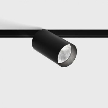 Світильник LTX для трекових систем IN_LINE TUB M NB, D52, H90mm, LED 10W, 6&deg;, 3000К, чорний (06.0595.9.930.BK) 06.0595.9.930.BK фото