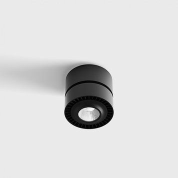 Накладний світильник LTX EYE SURF, D105mm, H98mm, LED 12W, 3000К, чорний (02.6100.12.830.BK) 34026 фото