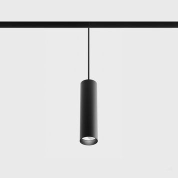 Світильник LTX для трекових систем IN_LINE TUB M P 200, D52mm, H200mm, 10.8W LED, 4000К, чорний (06.0521.19.940.BK) 00-00050379 фото