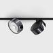 Світильник LTX для трекових систем IN_LINE SOL, D95mm, H33mm, LED 10.8W, 3000К, чорний/diamond black (06.9533.14.930.BK + SOL RING DIAMOND BLACK) 2542 фото 1