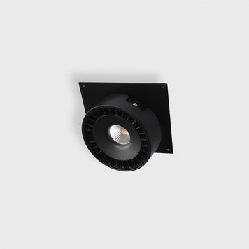 Накладний світильник LTX EYE SS, D105mm, L125mm, W125mm, H63mm, LED 12W, 3000К, чорний (02.6130.12.830.BK) 34028 фото