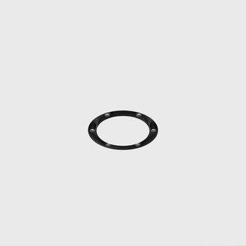 Світильник LTX ORBITA S, D300mm, H50mm, LED 12W 3000K, білий/чорний (01.4930.16.930.BK) 3151 фото