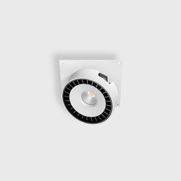 Накладний світильник LTX EYE SS, D105mm, L125mm, W125mm, H63mm, LED 12W, 3000К, білий (02.6130.12.830.WH) 34029 фото