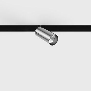 Світильник LTX для трекових систем IN_LINE TUB S A 60, D30mm, H60mm, LED 5.4W, 4000К, хром/чорний (06.0361.8.940.CR/BK) 3373 фото
