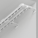 Карниз для штор на стіну MRIYA BEND + MINI &mdash; дворядний комбінований, білий MRIYA.WALL.BEND.MINI.WH фото 2