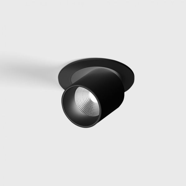 Вбудований світильник LTX TUB S OUT, D30mm, H30mm, LED 4W 3000K, чорний (01.0303.4.930.BK) 01.0303.4.930.BK фото