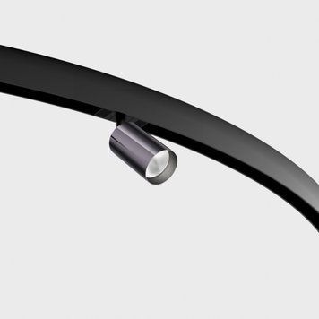 Світильник LTX для трекових систем IN_RING TUB M A 90, D52мм, H90мм, LED 10.8W, 4000К, diamond black/чорний (09.0591.13.940.DB/BK) 2755 фото