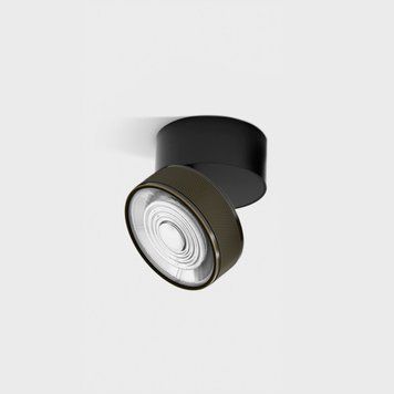 SOL SURF, D95mm, H78mm, LED 14W 4000K, чёрный/бронза (02.9533.14.940.BK/BZG) 2934 фото