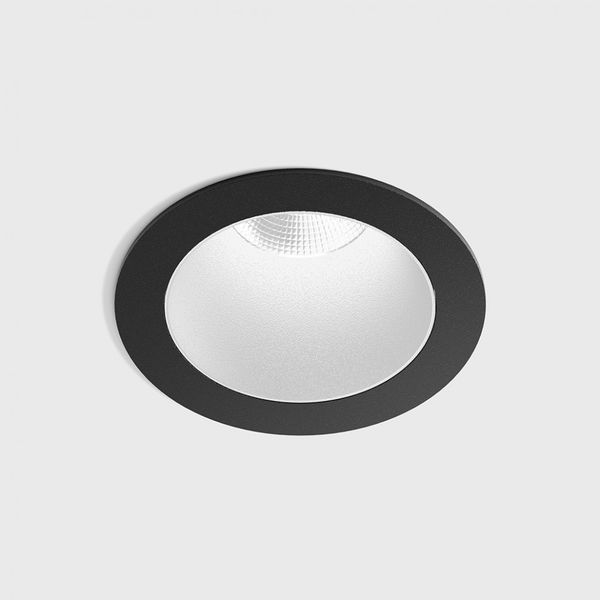 Вбудований світильник LTX NANO R, D48мм, H67мм, LED 8W 4000K, чорний/білий (01.3910.8.940.BK/WH) 01.3910.8.940.BK + 01.A390.WH фото