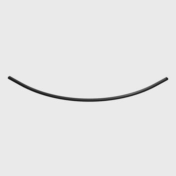 Подвесной радиальный угол PICO_LINE ARC O, R600mm, 700x700mm, H18mm, чёрный (16.OC60.BK) 3698 фото