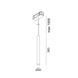 Світильник LTX для трекових систем IN_LINE TUB S P 300, D30мм, H300мм, LED 7W, 4000К, чорний (06.0331.8.940.BK) 00-00050376 фото 3