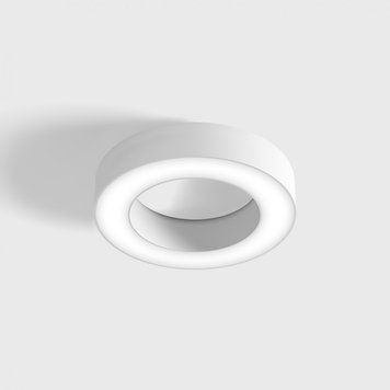 Накладний світильник LTX RING S, D250mm, H50mm, LED 14W, 3000К, білий (02.2500.14.930.WH) 00-00050538 фото
