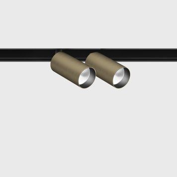Світильник LTX для трекових систем IN_LINE TUB S A 60 X2, D30мм, H60мм, L211мм, LED 2x4.5W, 2700К, бронза (06.2301.14.927.BZ) 3364 фото