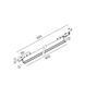 PICO_LINE LINEA OUT 600, L600mm, W10mm, H18mm, LED 16W, 4000K, DIM, 24V, опаловый/чёрный (16.6010.16.940.BK.DIM) 3744 фото 2