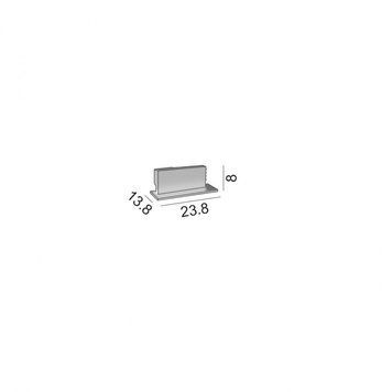 Комплект заглушек для PROFILE COUNTUR TRIM, 2 шт (12.2409.EC) 12.2409.EC фото