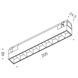 Світильник LTX для трекових систем IN_LINE COMFORT 205 DALI, L205mm, W24, 5mm, H48mm, LED 12W, 4000К, DIM DALI чорний (06.2051.12.940.DALI.BK) 06.2051.12.940.DALI.BK фото 2