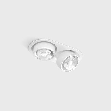 SOL IN MINI X2, L206mm, W111mm, H50mm, LED 2x7W, 3000K, белый/белый (01.7522.14.930.WH/WHG) 3466 фото