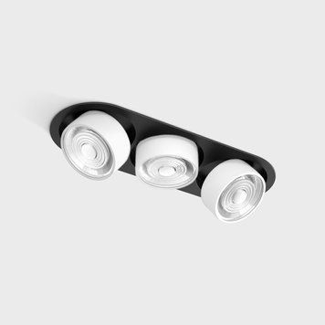 SOL IN MINI X3, L301mm, W111mm, H50mm, LED 3x7W, 3000K, чёрный/белый (01.7523.21.930.BK/WH) 3516 фото